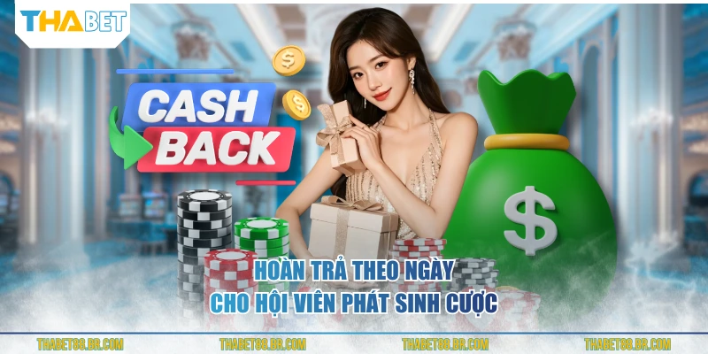 Hoàn trả theo ngày cho hội viên phát sinh cược